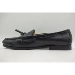 Cole Haan Black Leather Slip On Tassel Loafers Shoes Men\'s 12 D s-l400.jpg main image 2